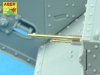 Aber 35L-196 Barrels for British WWI Tank Mk.I Female or 0.303 Vickers gun x 4 8mm Hotchkiss m.1909 x 1 (1:35)